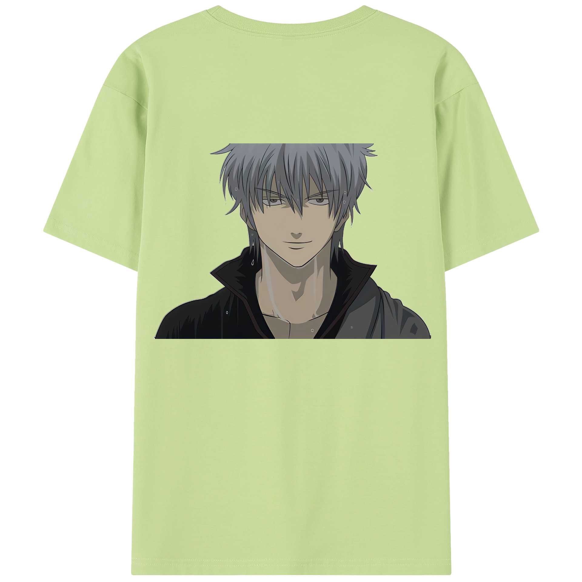 （画像用） ぎんたま 坂田銀時（さかたぎんとき） 神楽 志村新八（しむら しんぱち） GINTAMA Sakata Gintoki Kagura Shimura Shinpachi 綿100％半袖Tシャツ（背面プリント）